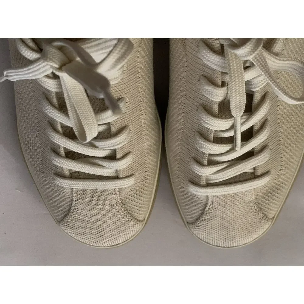 Women’s Rothy's The Lace Up Sneakers Oatmeal Size 9.5